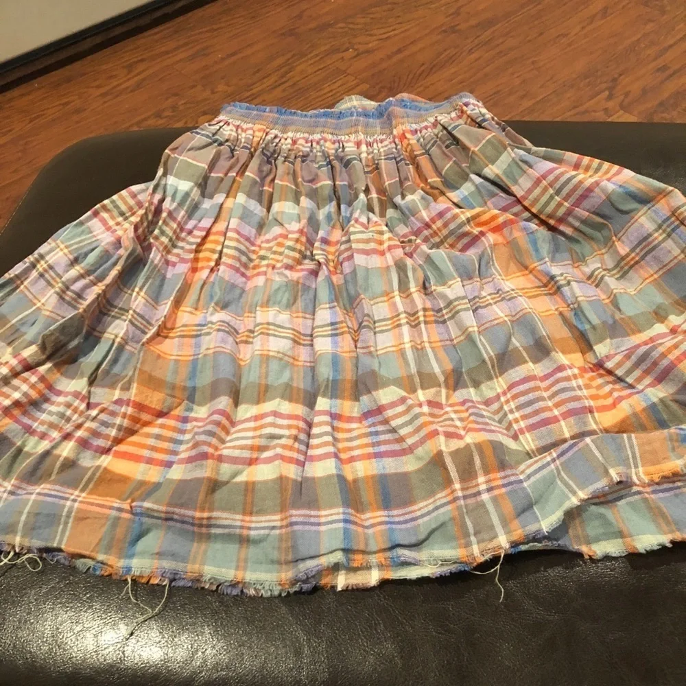 Beautiful RL Charming Rainbow Plaid Smocked Dress size 5